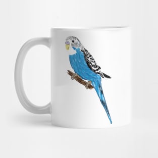 Nice Artwork showing a Blue Budgie III Mug